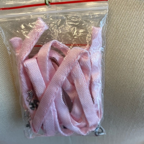 Basix staples or spaghetti strap pink and gold Sparkle dress - womens size 4 - Picture 8 of 9